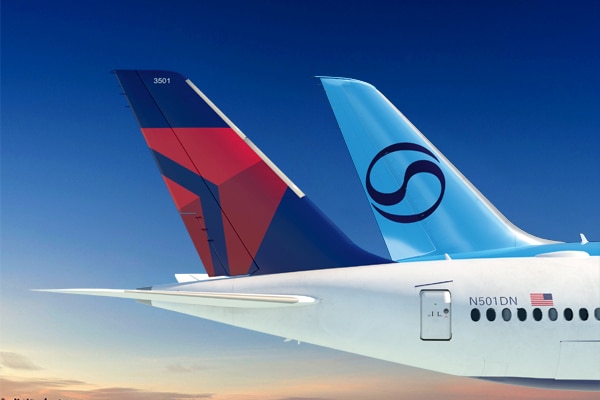 Delta, Korean Air tails