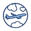 Flugzeug In-flight-Symbol