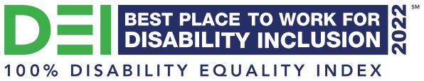 100% Disability Equality Index - one of the best places to work for disability inclusion, 2022