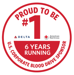 Emblema del patrocinador de la campaña corporativa de donación de sangre n.º 1 de la Cruz Roja