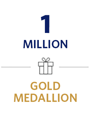 1 millón - Gold Medallion