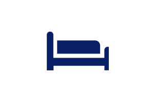 Hotel bed icon