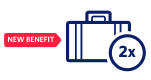 2 miles per dollar spent icon