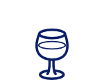 Ícone de taça de vinho