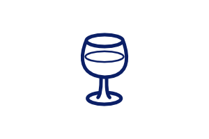 Ícone de taça de vinho