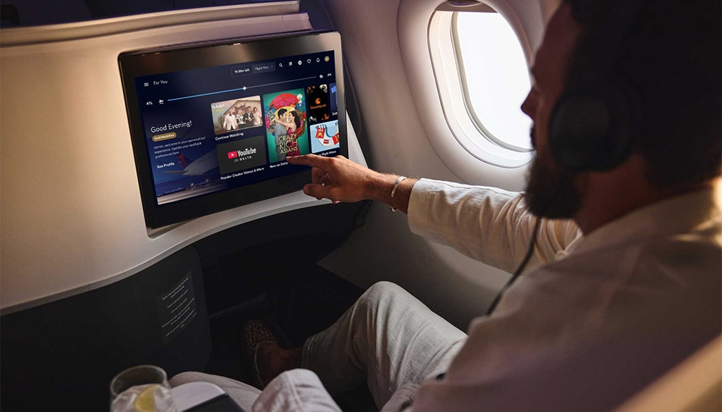 Delta Sync Seatback Screen on Home Screen