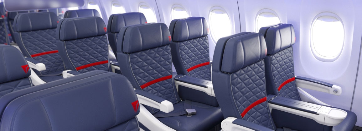 Delta First seats