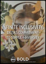Inclusividade Infinita: Pôster de Compromisso da Delta com a Diversidade de Fornecedores
