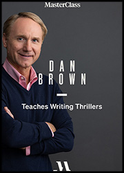 Dan Brown lehrt das Schreiben von Thrillern Poster
