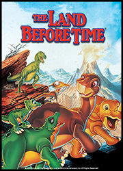 『リトルフットの大冒険 〜謎の恐竜大陸〜』のポスター