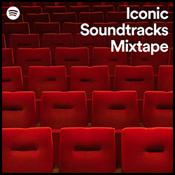Pôster de mixtape de trilhas sonoras icônicas