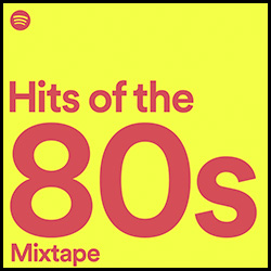 Affiche Mixtape Hits des années 1980