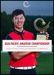 Growing the Game - Asia-Pacific Amateur Championship Poster
