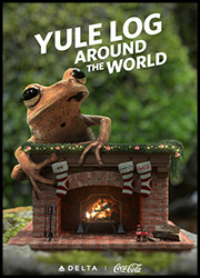 Yule Log Around the World Poster