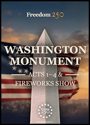 Washington Monument Projection & New Year’s Eve Show Poster