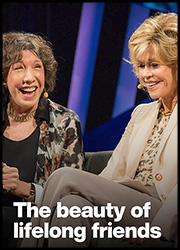 Poster The beauty of lifelong friends - Jane Fonda e Lily Tomlin 