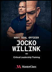Póster de la capacitación en liderazgo a cargo del oficial y SEAL de la Marina, Jocko Willink
