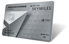 Cartão Amex  Delta SkyMiles Platinum Business