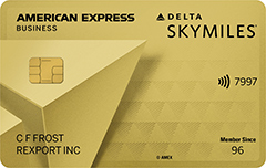 Delta SkyMiles Gold Business American Express Card