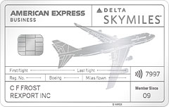 Carte Reserve Business Delta SkyMiles <br>d'American Express