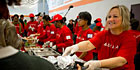 MLK Day-serving food