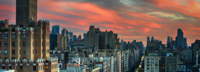 Sonnenuntergang in Manhattan