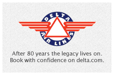 Animated logos from Delta's past