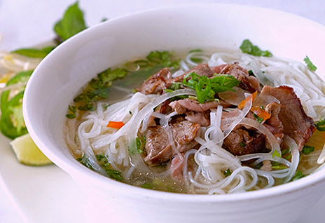 Beef Pho in SFO Sky Club