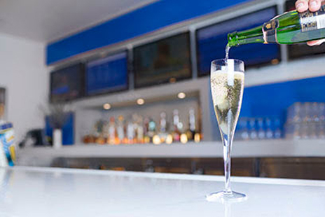 Glass of champagne