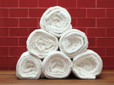 stack of towels