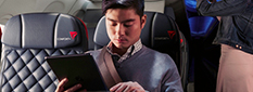 Man with iPad