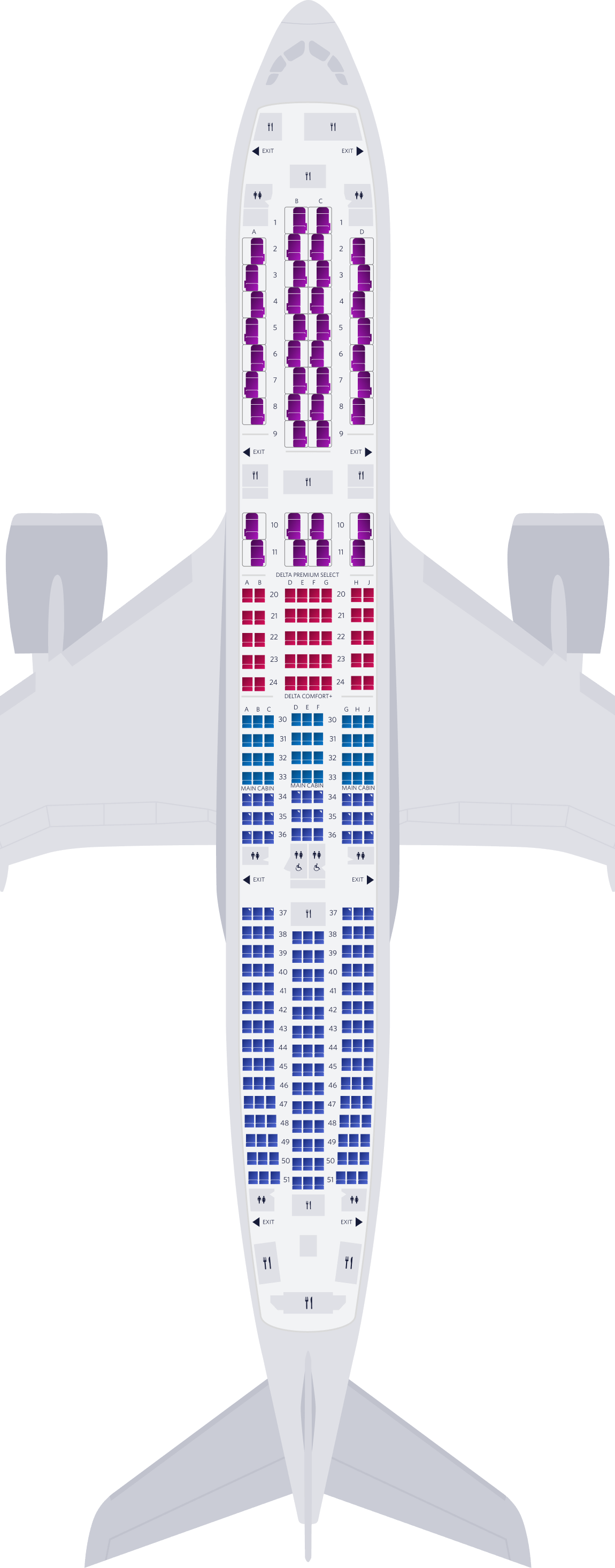Boeing 757 200 Series Jet Seating Chart Infoupdate