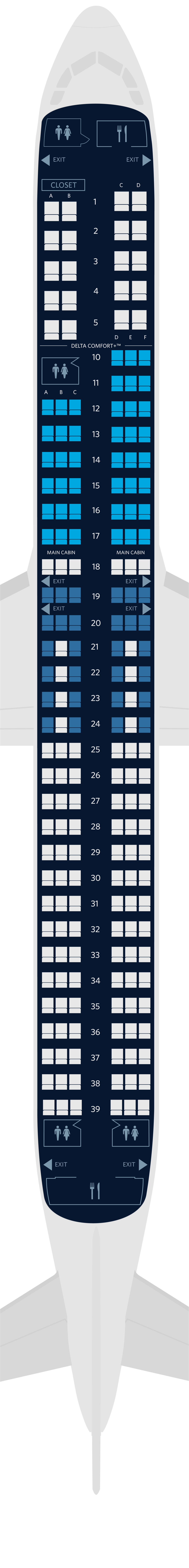 Airbus A321neo Seat Maps, Specs & Amenities  Delta Air Lines