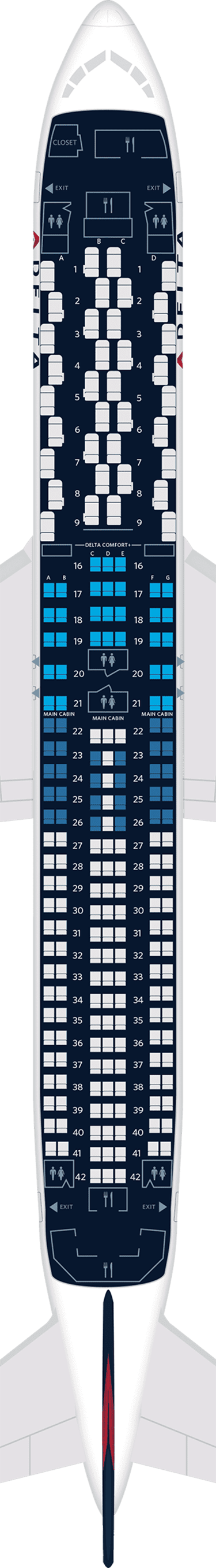 Delta Boeing 777 300er Seat Map | Brokeasshome.com
