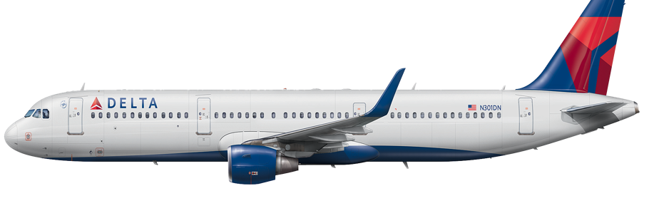 Airbus A321-200 Delta Air Lines 3D Model | lupon.gov.ph