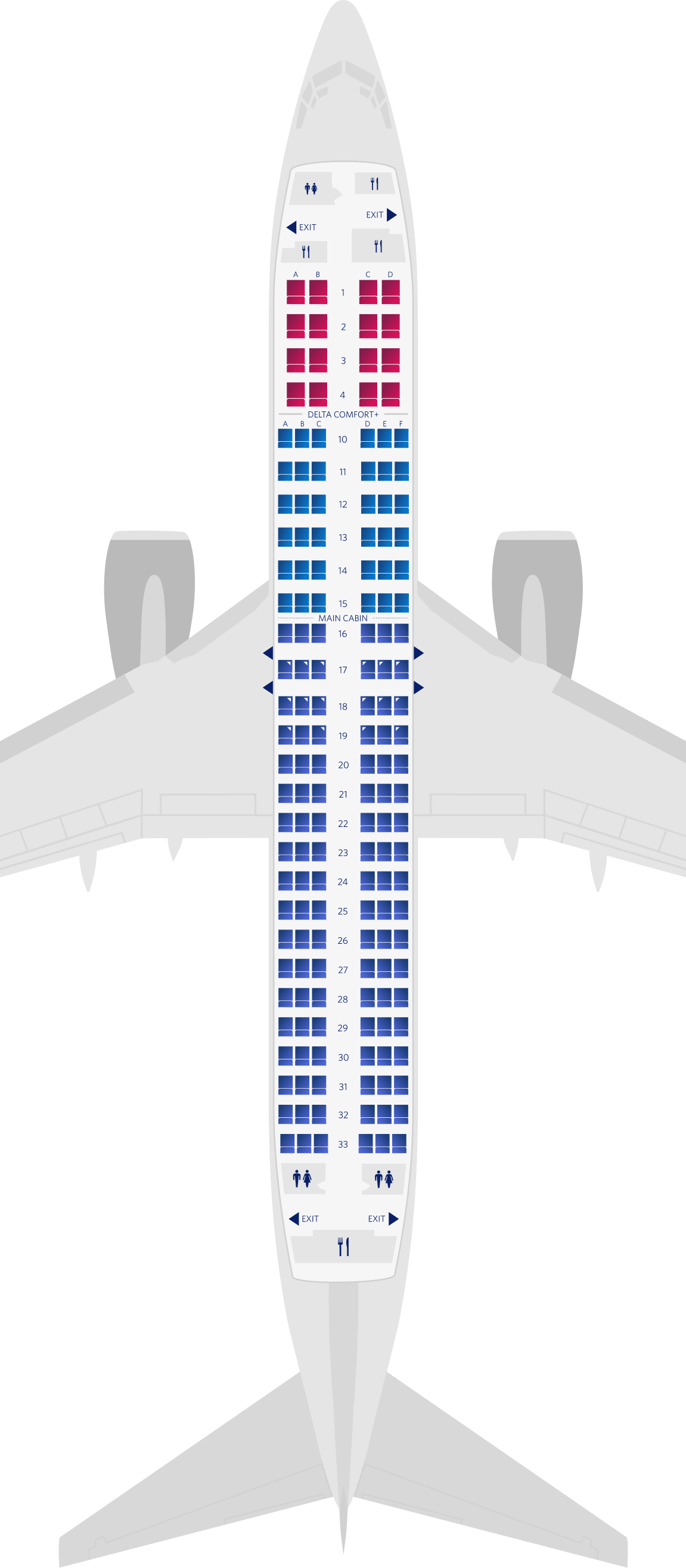 ボーイング737-800型機シートマップ