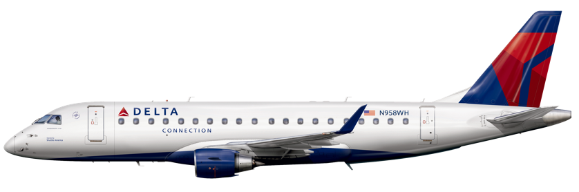 Embraer Erj 175 Seat Maps Specs Amenities Delta Air Lines