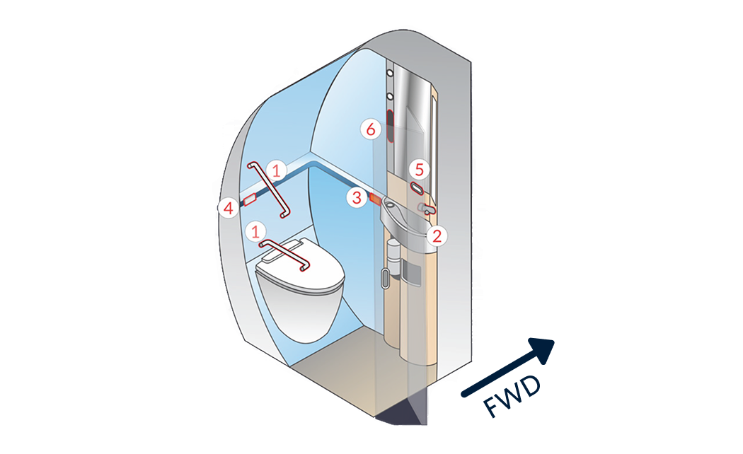 lavoratory image of boeing 737-900er