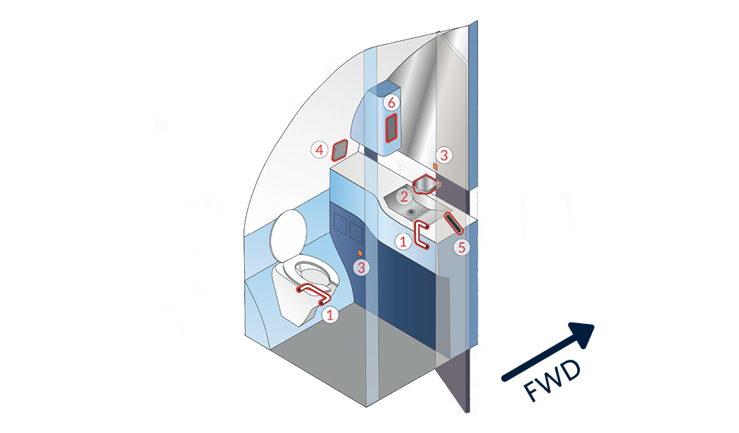 lavoratory image of airbus 321 neo