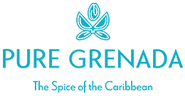 Pure Grenada - The Spice of the Caribbean - teal logo