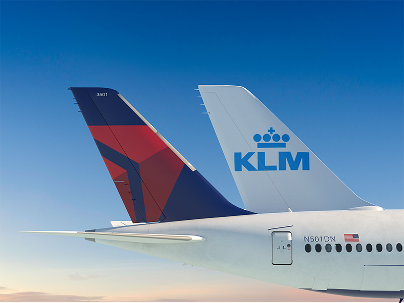 Who is KLM partners with?