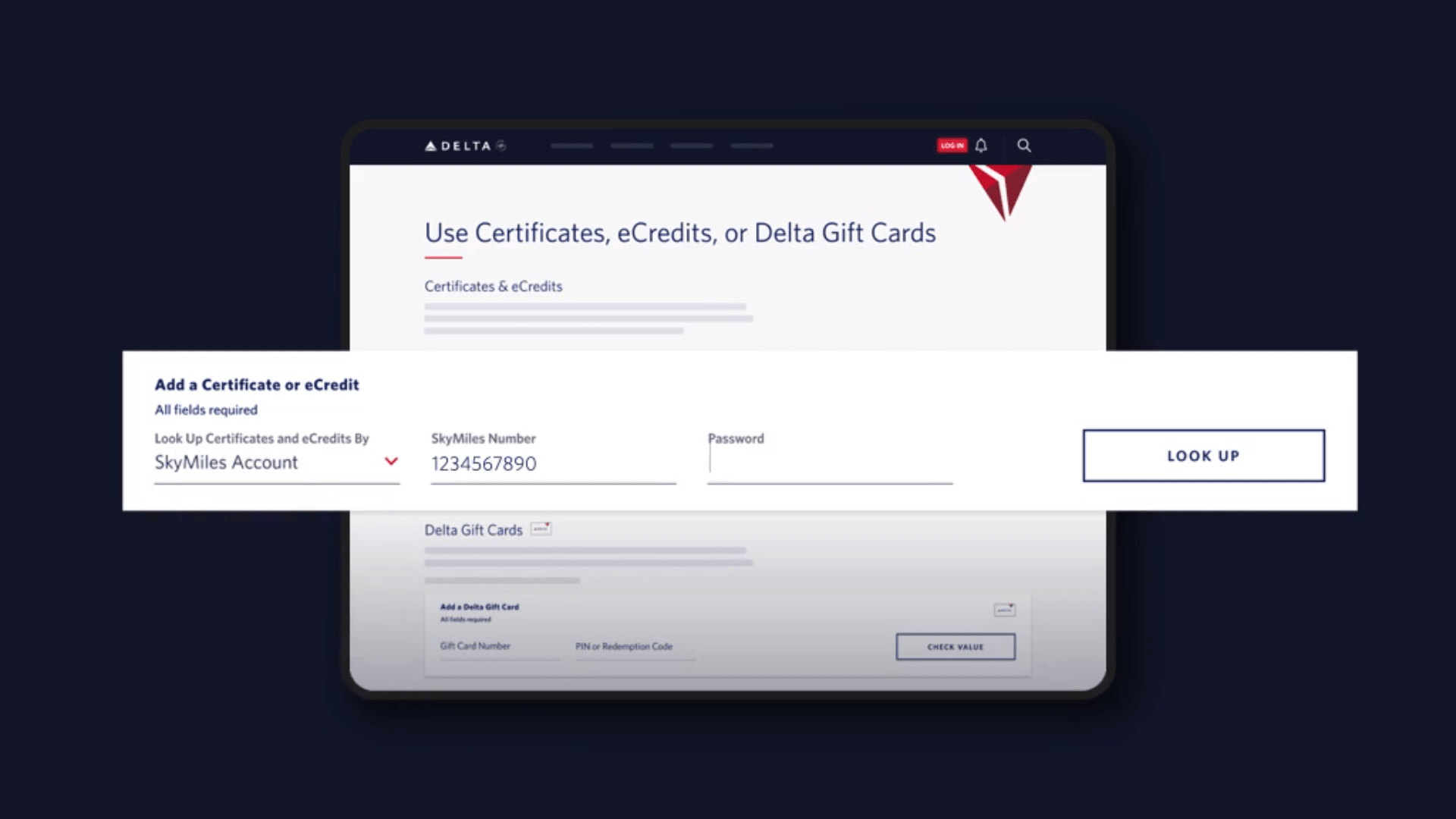 Companion Certificates | Delta Air Lines