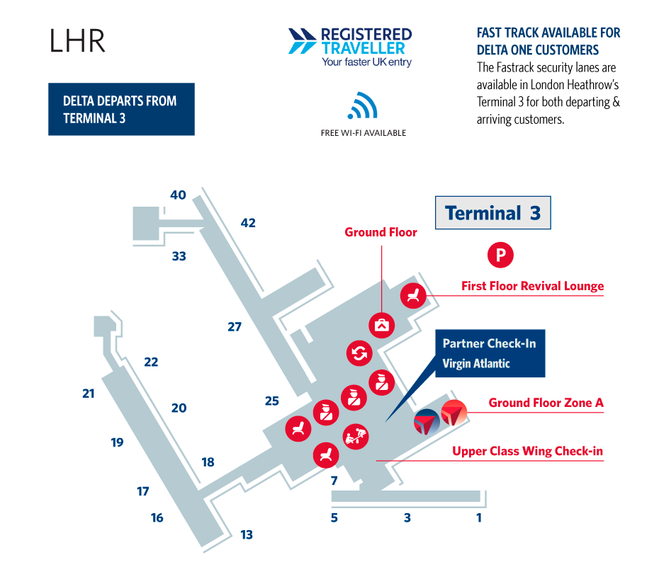 Carte de l'aéroport de Londres Heathrow Carte de l'aéroport de Londres Heathrow