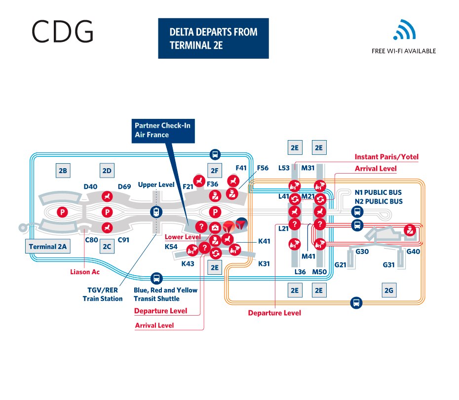 Plan de l'aéroport de Paris-CDG Plan de l'aéroport de Paris-CDG