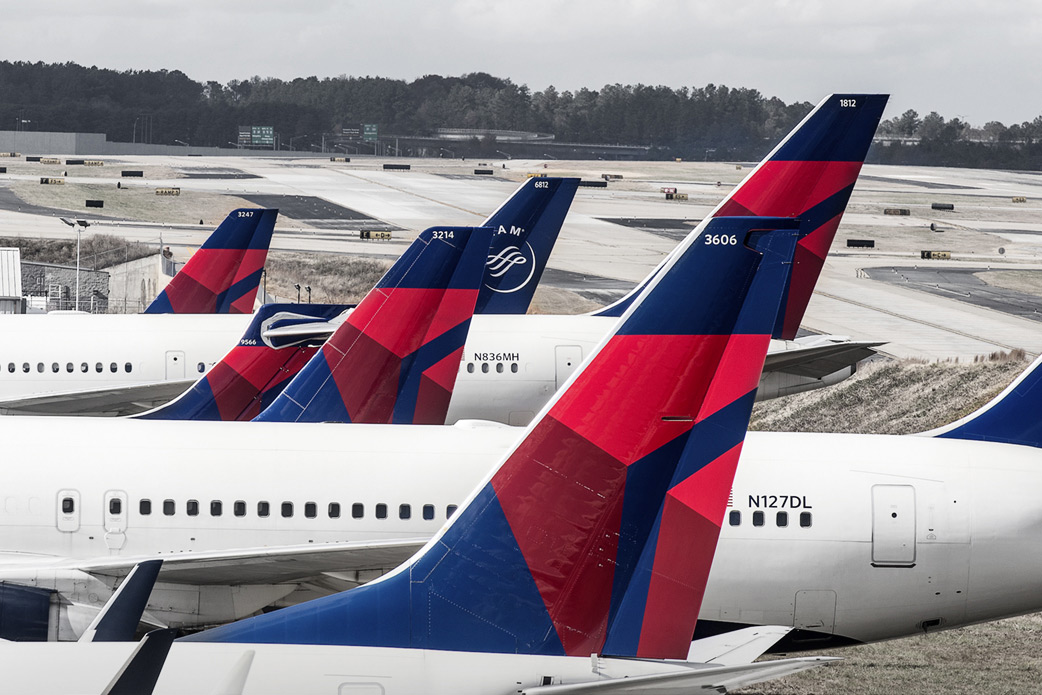 Image de la flotte des avions de Delta