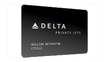 Delta Privatjets-Karte